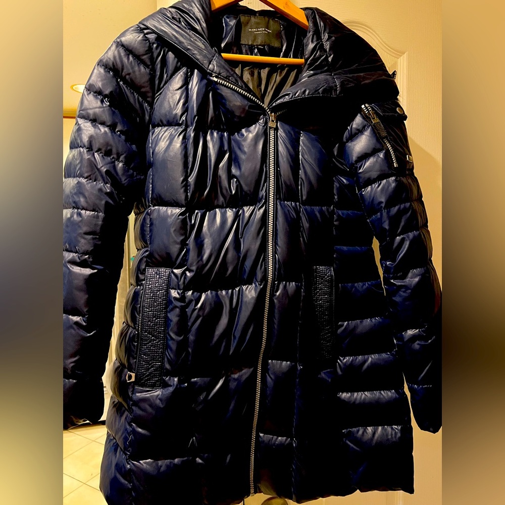 Marc New York (Andrew Marc) blue puffer jacket size M used